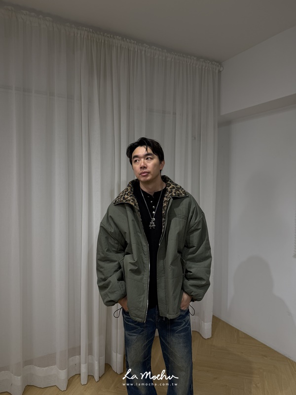 羔毛雙面穿豹紋外套